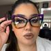Women's Eyeglasses T Shaped Cat Eye Glasses Frame New Anti Blue Light Flat Glasses Female Fashion Ins Glasses Frame Personality_viptrois.com