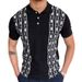 New Men's Summer Short Sleeved Jacquard Knitted Sweater With Collar Slim Fit Casual Polo Shirt For Men_viptrois.com