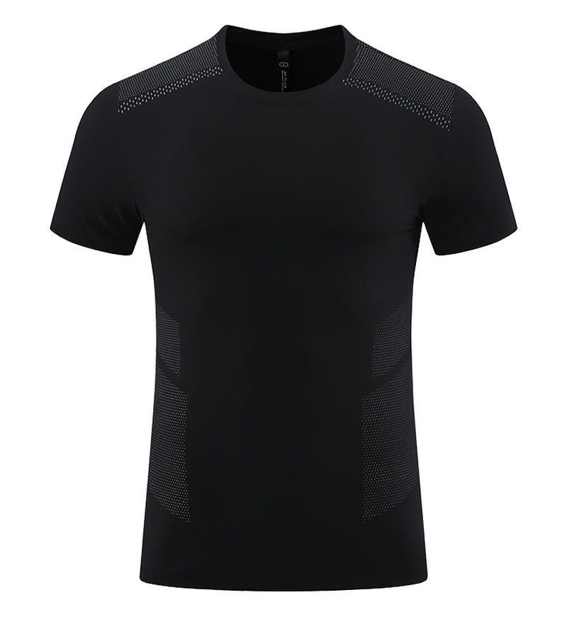 Men's Clothing Short-Sleeved Quick-Drying Clothes Sports T-Shirt Tops Fitness Training Running Clothes Breathable_viptrois.com