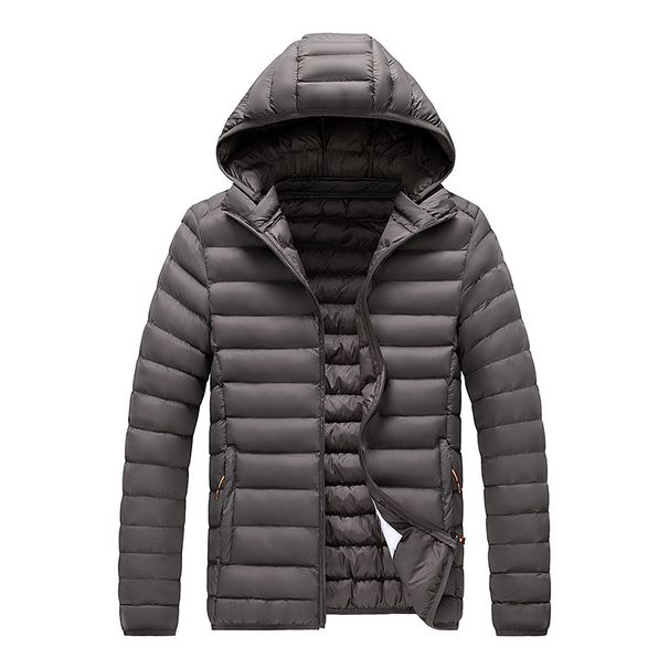 Rib Clothes, Cotton-padded Clothes, Men's Removable Hats, Slim-fitting Piled Thickened Tops, Jackets._viptrois.com