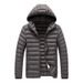 Rib Clothes, Cotton-padded Clothes, Men's Removable Hats, Slim-fitting Piled Thickened Tops, Jackets._viptrois.com