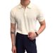Men's Breathable Short Sleeve Polo Shirt – Relaxed Fit & Moisture-Wicking (S-2XL, Black/White/Beige/Charcoal)_viptrois.com