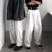 Men's Clothing Oversize High Waist Loose Ins Retro Lazy Casual Wide Leg Denim Mopping Trousers For Men And Women_viptrois.com