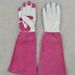 Unisex Green riding long garden gardening gloves cowhide wear-resistant beekeeping anti-shock anti-stab anti-cutting anti-hot_viptrois.com