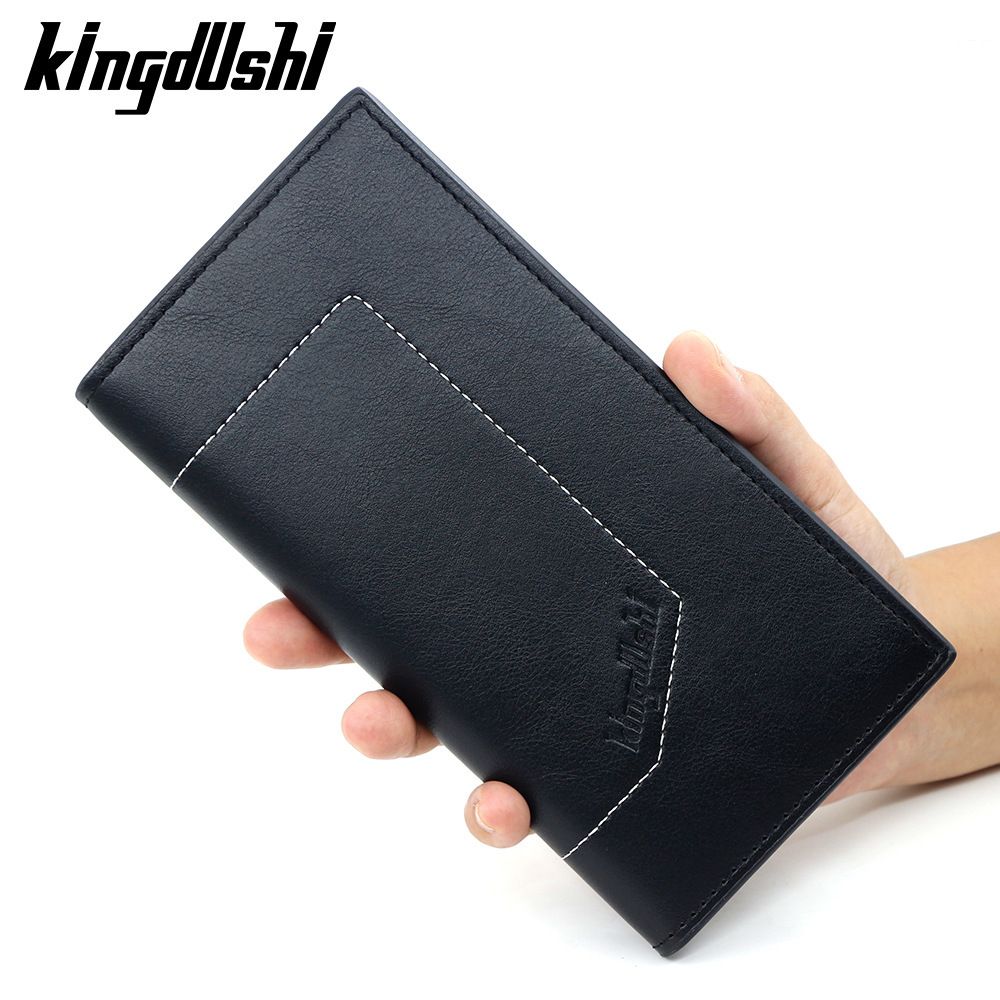 Wallet Card Cases New Men's Long Suit Bag Large Capacity Multi Function Multi Card Slot Wallet Simple Business Card Holder_viptrois.com