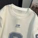 American 100% Pure Cotton Short T-shirt Men's Summer Casual Trendy Brand Printed New Versatile Half Sleeved Top_viptrois.com