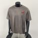 Men's Clothing Retro Embroidered T Shirt For Men Simple And High End Wear Navy Blue Short Sleeves Straight Shoulder And Small Collar_viptrois.com