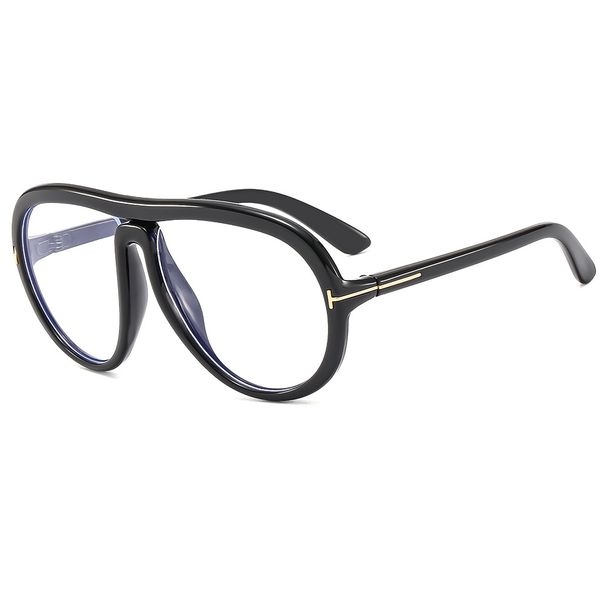 Men's Sunglasses Fashion Large Frame T Shaped Frog Mirror Pilot Sunglasses Trendy Retro Sunscreen Visor_viptrois.com