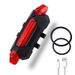 Bicycle Rechargeable Night Riding Mountain Road Bike Warning Outdoor Waterproof Cycling Gear Rear Tail Light_viptrois.com