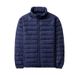 "Ultra-Thin Stand Collar Down Jacket For Men – Lightweight Winter Coat (M-6XL), Black/Royal Blue/Burgundy/Navy/Grey/Army Green"_viptrois.com