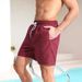 Men's Clothing Five Point Beach Pants Swimming Trunks Quick Drying Beach Pants Surfing Pants_viptrois.com