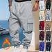 Men's Fleece-Lined Cargo Pants - Winter Warm Casual Joggers With Multiple Pockets, Loose Fit, Elastic Waist, Comfortable & Stylish For Everyday Wear_viptrois.com