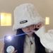 Fisherman's hat children autumn and winter 2024 new thickened plush cute basin hat versatile face small cold hat warm hat_viptrois.com