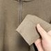 Men's Half-Zip Knit Sweater – Lightweight Business Casual Pullover, Autumn & Winter Layering Essential (Black, Brown, Dark Gray, Brown Green)_viptrois.com