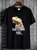 Bearded Dragon-im Watching You T-Shirt Cotton Crew Neck For Men Women Fashion Homme Summer Comfortable Versatile Unisex Breathable Streetwear_viptrois.com