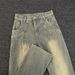 Yellow Mud Dyed Niche Structure Men's Jeans American Retro Washed Distressed Loose Casual Edgy Straight Wide Leg Pants_viptrois.com