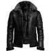 Men’s Faux Shearling Jacket – Winter Bomber Coat With Plush Lining & Suede-Like Finish (S-5XL)_viptrois.com