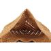 Exquisite Hand Woven Niche Hollow Triangular Bag for Commuting to Work Suitable for Seaside Tourism and Vacation_viptrois.com