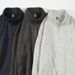 Men's Clothing Fleece Stand Collar Half Zipper Sweater Loose Sweater Plus Velvet Warm Autumn And Winter Jacket Top_viptrois.com
