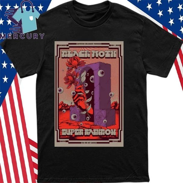 Black Moth Super Rainbow Nov 1 2025 The Far Out Lounge 100% Cotton T-shirt Mens Tees Top Reprint S-4XL_viptrois.com