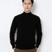 Pure Cross-Border Wholesale 2025 Autumn Winter New Business Pullover Solid Color Casual Sweater Men's Base Half Turtleneck_viptrois.com