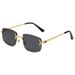 D072 Frameless Sunglasses – Edge Cut Spring Hinge Gradient Lenses For Women & Men (Internet Celebrity Street Style)_viptrois.com