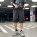 Unbeatable Quality Men's Summer Trendy Brand Charging Five Quarter High Street Casual Breasted Pants, American Functional Workwear Shorts_viptrois.com