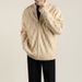 Men's Stylish Stand Collar Knit Cardigan - Autumn Winter Casual Sweater With Loose Fit, Trendy Japanese Style, Breathable & Machine Washable_viptrois.com