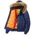 Men's Clothing Cotton And Thickened Autumn And Winter New Air Force Ma1 Pilot Jacket Detachable Fur Collar Cotton Coat Large Size Light Version Coat_viptrois.com