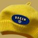 Kids'hats Yellow children's knitted hat autumn and winter all fashion winter warm windproof ear protection_viptrois.com