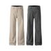 Men's Clothing Slim Straight Trousers Khaki Loose Casual Versatile Retro Long Trousers_viptrois.com