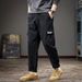 Men's Streetwear Cargo Pants Utility Loose Fit Straight Leg Multi-Pockets Casual Workwear_viptrois.com