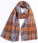 Unisex Retro mesh red blue plaid scarf women's shawl_viptrois.com