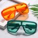 Men's Sunglasses Large Frame One Piece Lens Sunglasses Sports Style Cycling Glasses Outdoor Mountaineering Women's Sunglasses_viptrois.com