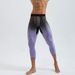 Men's Clothing Fitness Sports Pants Tights Three Quarter Pants High Elastic Nylon Fitness Pants_viptrois.com
