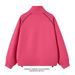 Men's Clothing Contrast Color Three Bar Cardigan Sweatshirt Men's Trendy Brand Loose Casual Stand Up Collar Jacket Heavyweight Couple Sports Tops_viptrois.com