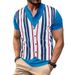 25 Foreign Trade American British Style Summer Men's Quick-drying Breathable Henry Shirt Short-sleeved Vest Short-sleeved T-shirt_viptrois.com