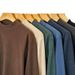 Men's Double-Layer Thermal Long Sleeve T-Shirt With Semi-Turtle Neck, Fleece-Lined For Winter Warmth, Stylish Base Layer In Black, Coffee, Dark Grey,_viptrois.com
