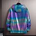 Men's Clothing for men and women in summer ins reflective shiny surface handsome couple 2024 new colorful sun protection clothing_viptrois.com