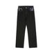 Men's Clothing Splicing Contrasting Color Gothic Letter Print Jeans Men's Fashion Brand Loose Wide Leg Casual Straight Pants_viptrois.com