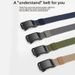 Nylon Canvas Men's Belt Automatic Buckle Casual Fashion Woven Belt Toothless Tactical Tooling Outdoor Belt_viptrois.com