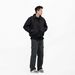 Men's Cotton Cargo Pants – Relaxed Fit Straight-Leg Workwear Trousers (Multi-Pocket, Adjustable Belt, Classic Khaki/Black)_viptrois.com