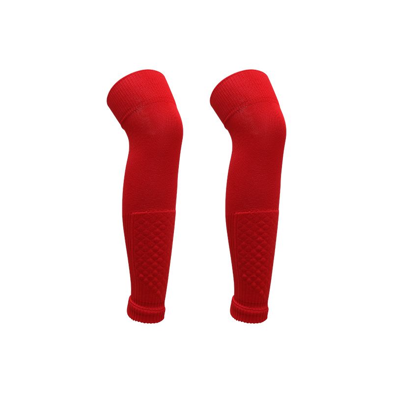 Over-the-knee Football Shin Guards Socks For Adults And Children Breathable Soft Sports Leg Socks Compression Long Calf Socks_viptrois.com