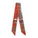 High end retro women's silk wrapped bag with straps, handle, scarf tied bag, ribbon decoration, ribbon headband, light luxury high-end scarf_viptrois.com