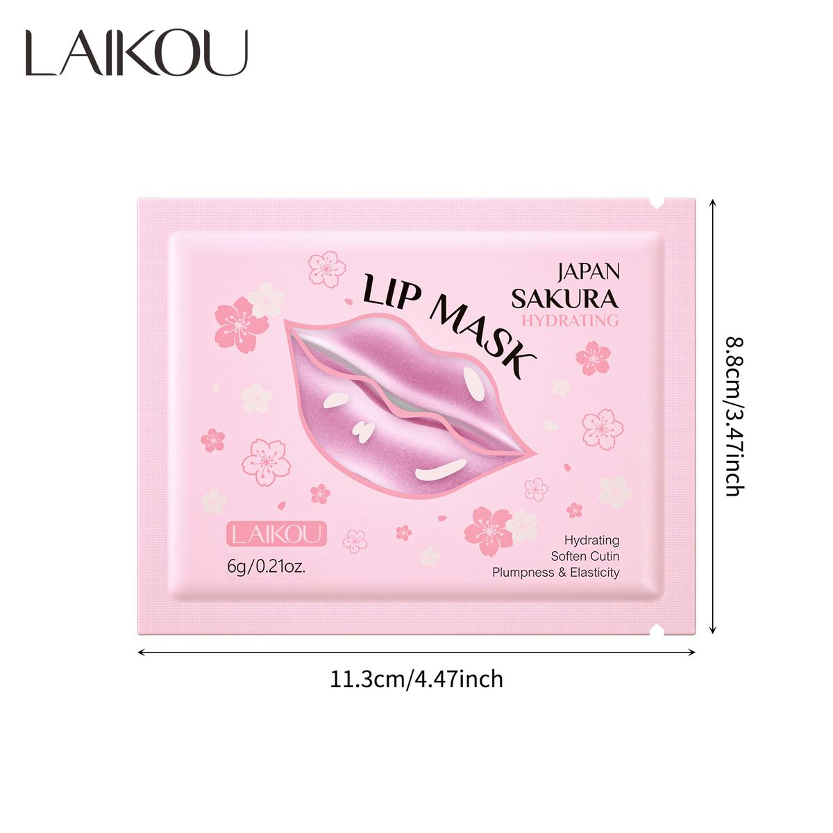 LAIKOU Sakura Lip Mask 6g Moisturizing And Hydrating Lip Cosmetics_viptrois.com