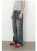 Men's Clothing Loose Straight Jeans Retro Trendy Versatile Wide Leg Trousers_viptrois.com