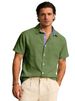 2026 Men's Summer Longline Buttoned Cotton-Linen Padded Loose-Fitting Short-Sleeved Casual Shirt (Large Size)_viptrois.com