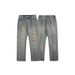 Loom High Street Washed Vintage Ripped Jeans For Men, Ins Trendy Brand, European American Spring And Autumn Style, Loose_viptrois.com