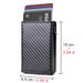Passport Covers & Wallets AirTag Wallet Carbon Fiber Magnetic Card Holder Men's Wallet RFID Multi Card Slot Men's Wallet_viptrois.com