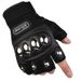 Tactical gloves Motorcycle anti-fall stainless steel hard shell half-finger riding gloves men's mountain bike riding equipment gloves_viptrois.com